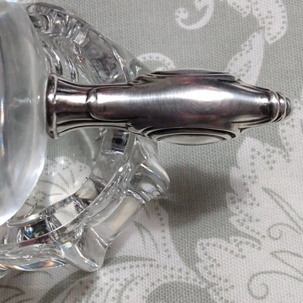 International Sterling Crystal Vanity Jar